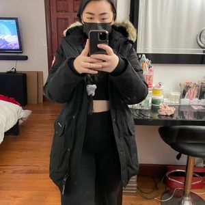 Black Canada Goose Parka